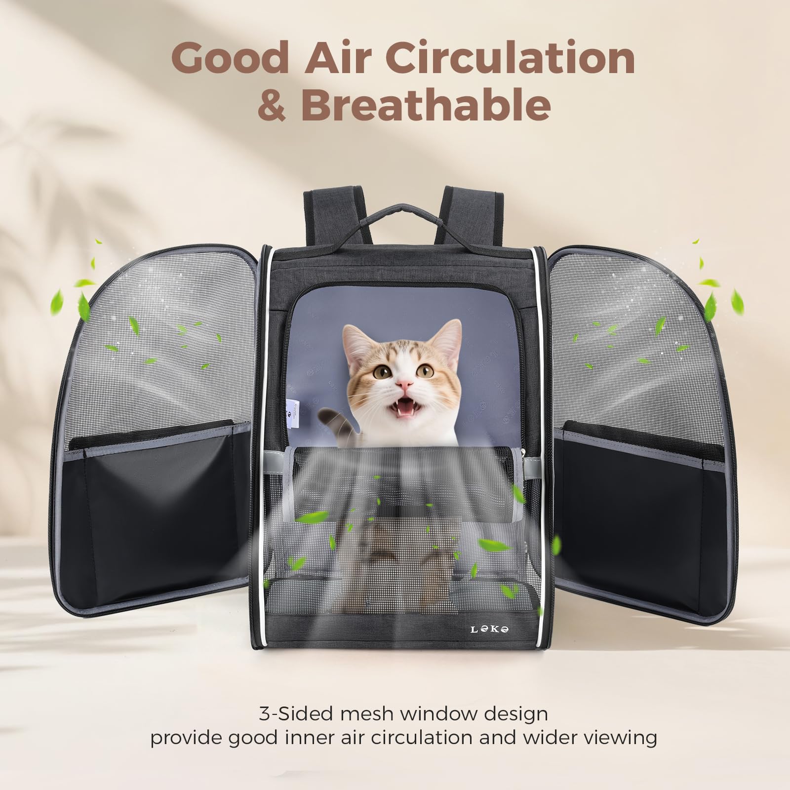 Lekereise tapis intérieur amovible offrant confort lavable pour animal