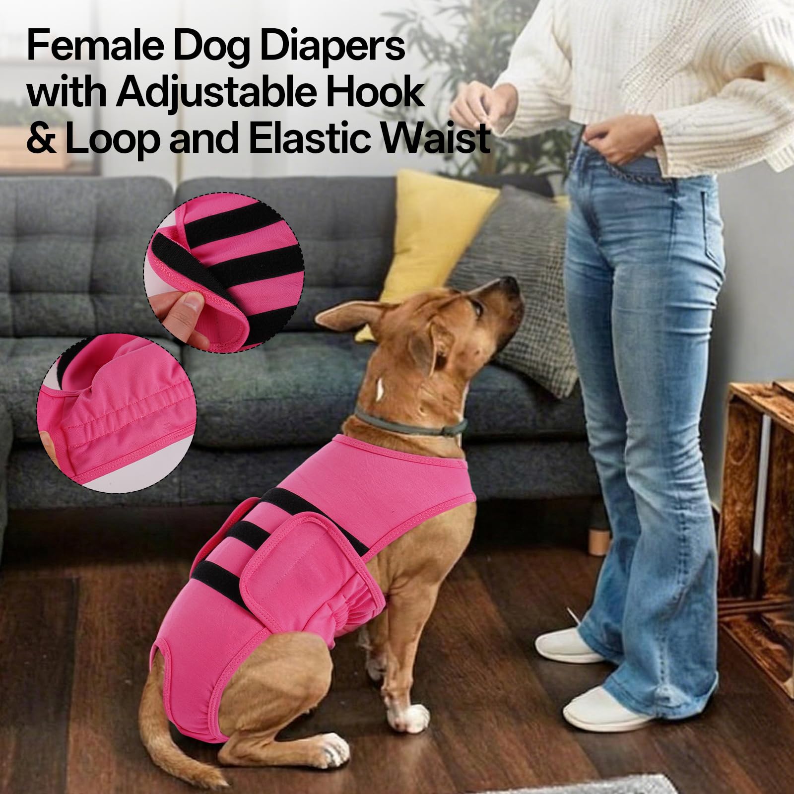 LeLePet intérieur avec ouverture pour insertion d’un pad absorbant