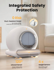 LELOKIDZ intérieur 65L offrant espace confortable pour plusieurs chats