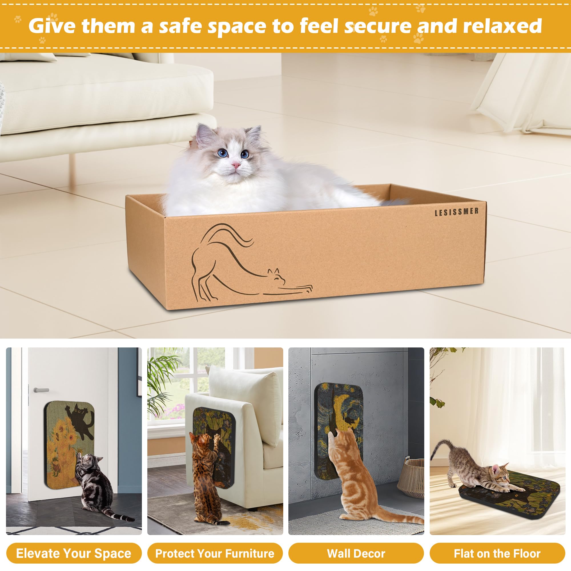 lesissmer comparaison dimensions, vérifie taille adaptée au chat