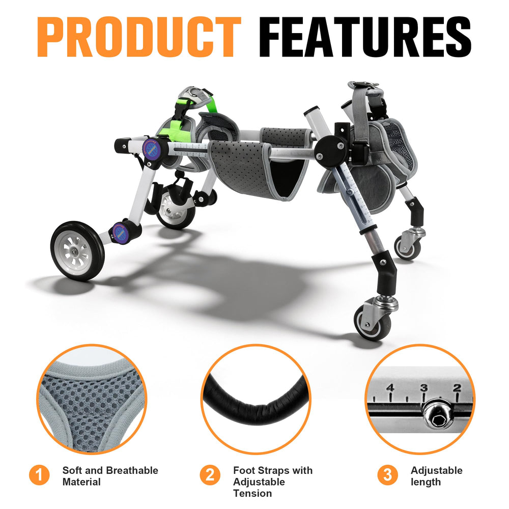 LetPetRun chien utilisant le fauteuil, confort et liberté de mouvement
