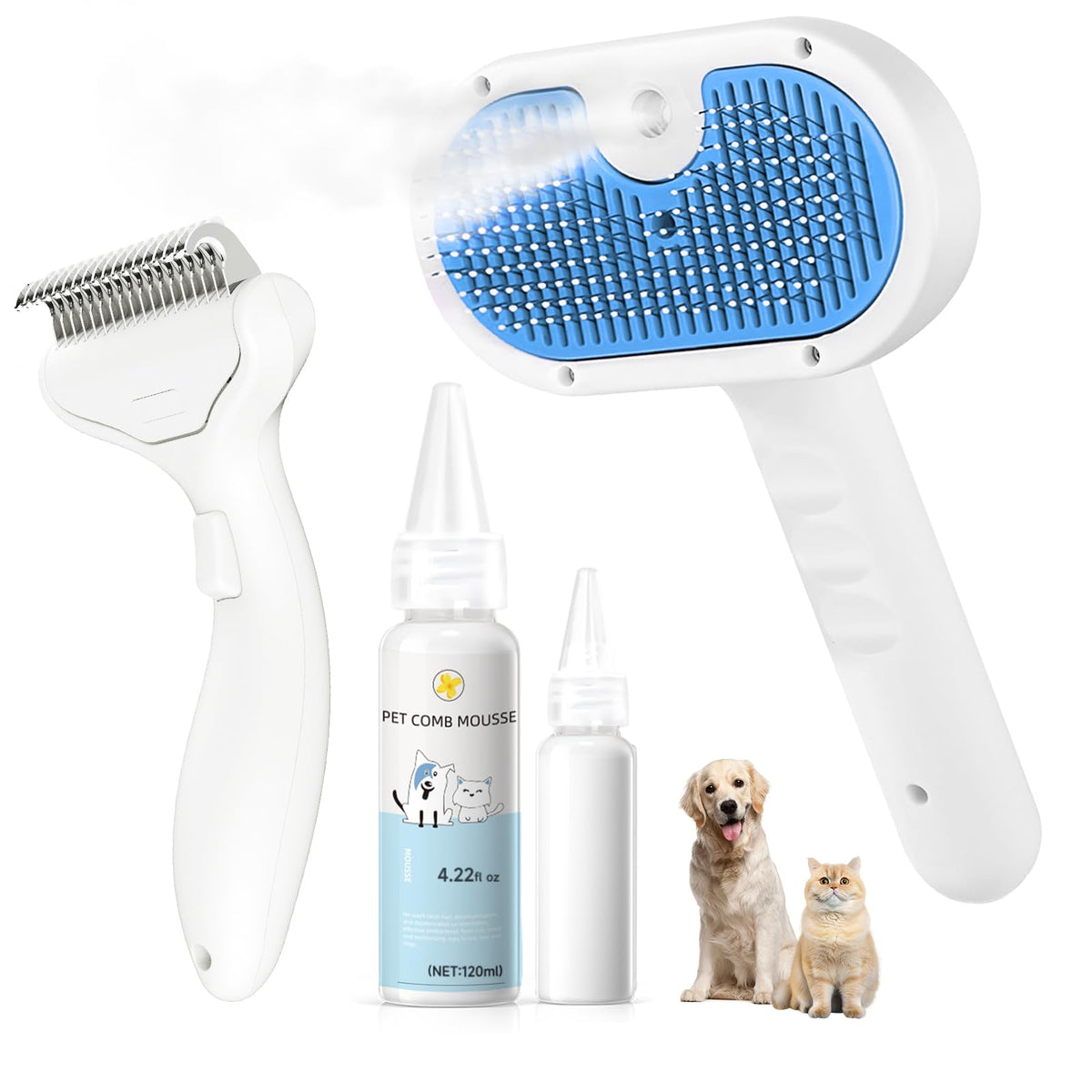 LetsFeed brosse vapeur face avant montrant design compact et commandes faciles