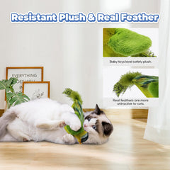 LEWISER oiseau en action sur baguette favorisant exercice interactif