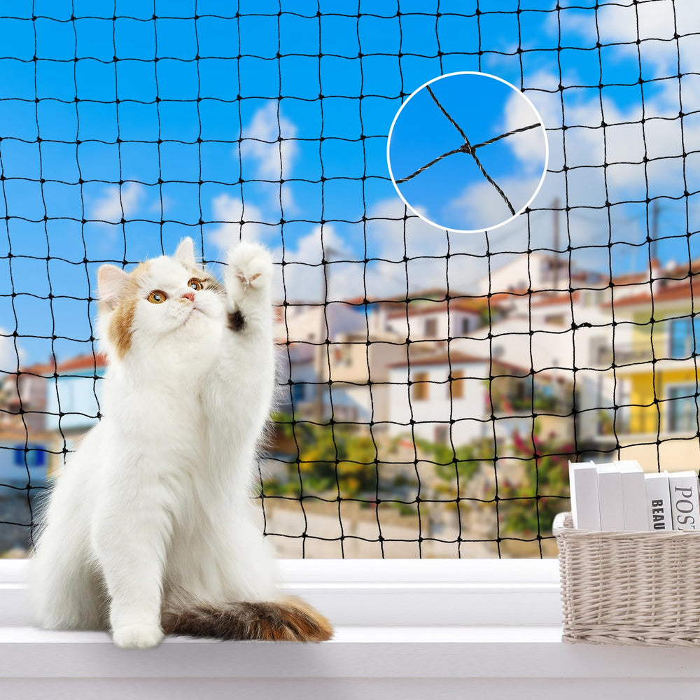 Lewondr filet balcon vue avant protège le chat et conserve la vue
