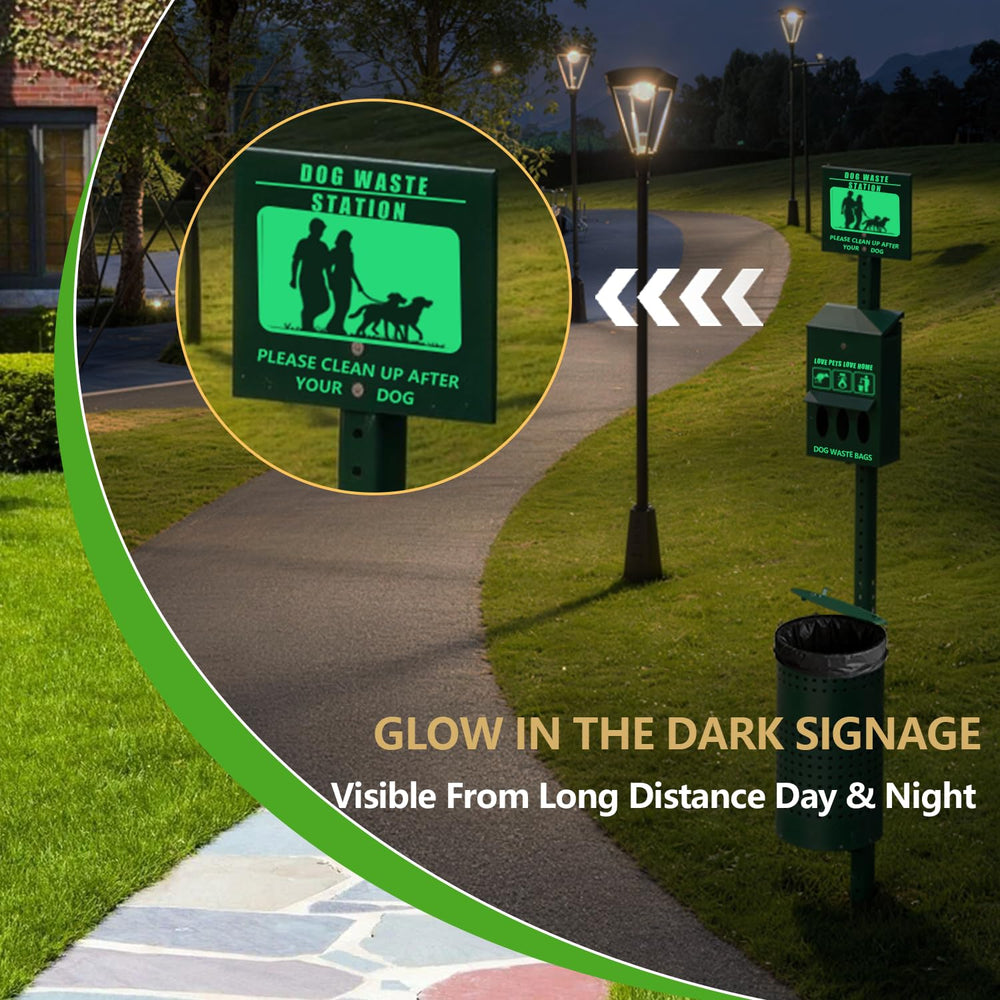 Lezbanz panneau phosphorescent visible la nuit pour repérage sûr