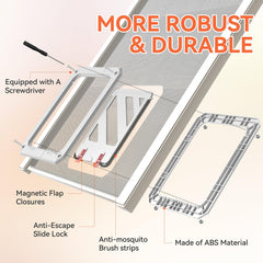 libbepet détail brosses anti-insectes protégeant la maison des moustiques
