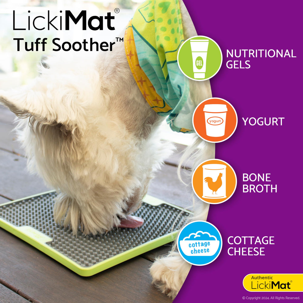LICKIMAT comparaison de taille avec une main pour évaluer l'échelle pratique