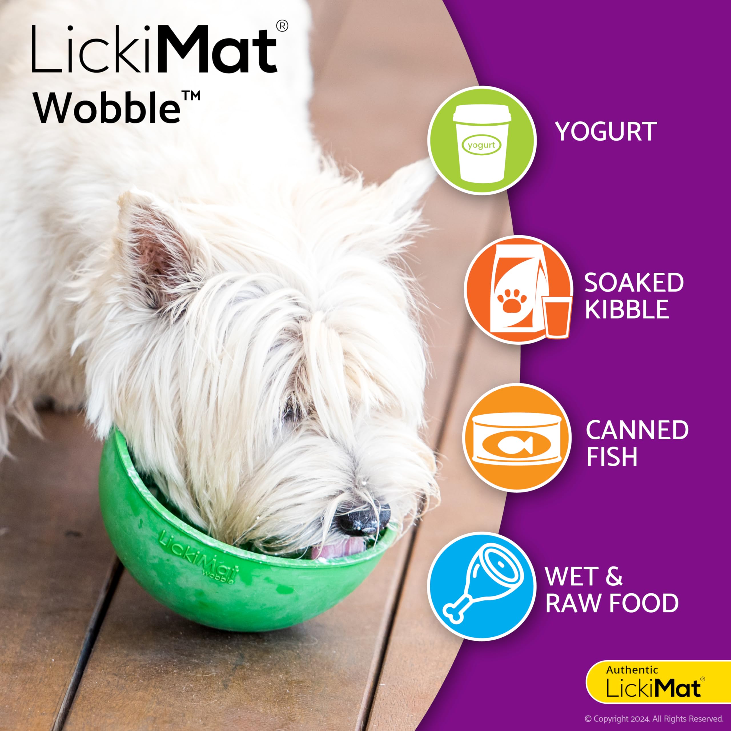 LICKIMAT comparaison de taille avec une main montrant dimensions pratiques