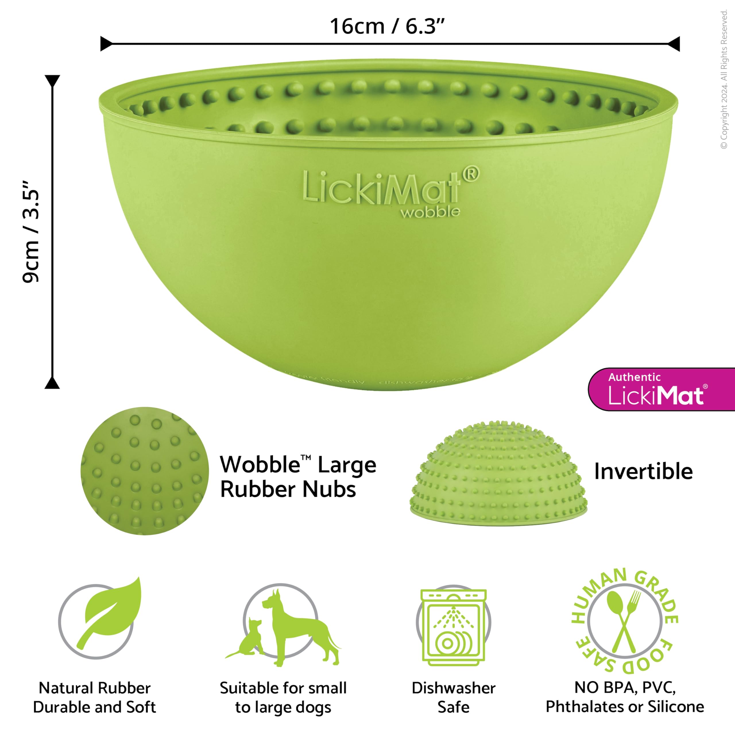 LICKIMAT gros plan sur la texture pour faciliter léchage et salivation