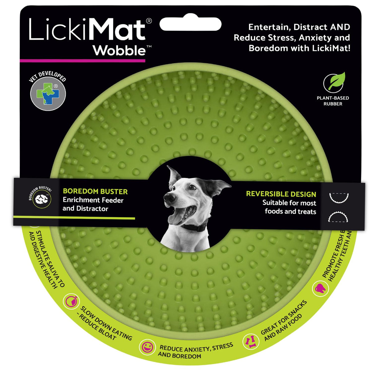 LICKIMAT vue avant du Wobble montrant la forme instable et attractivité