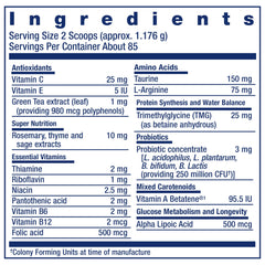 Life Extension cuillère doseuse avec portion montrant contrôle précis du dosage