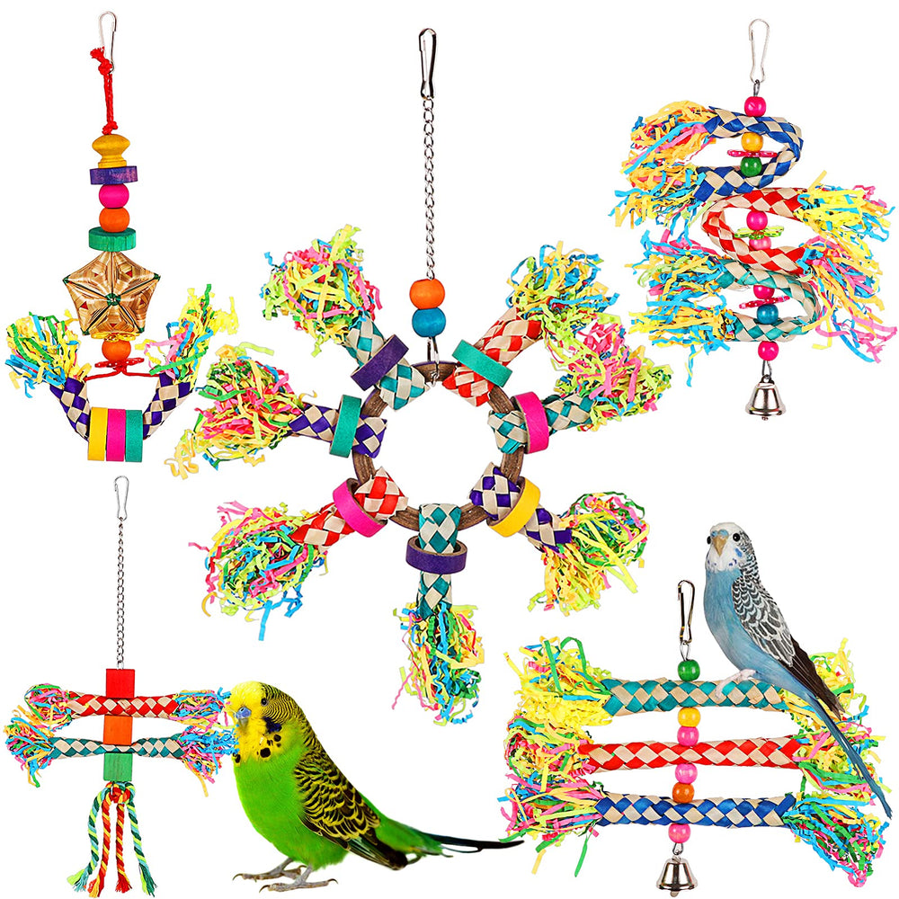 LifeIdeas ensemble 5 jouets colorés pour stimulation et jeu