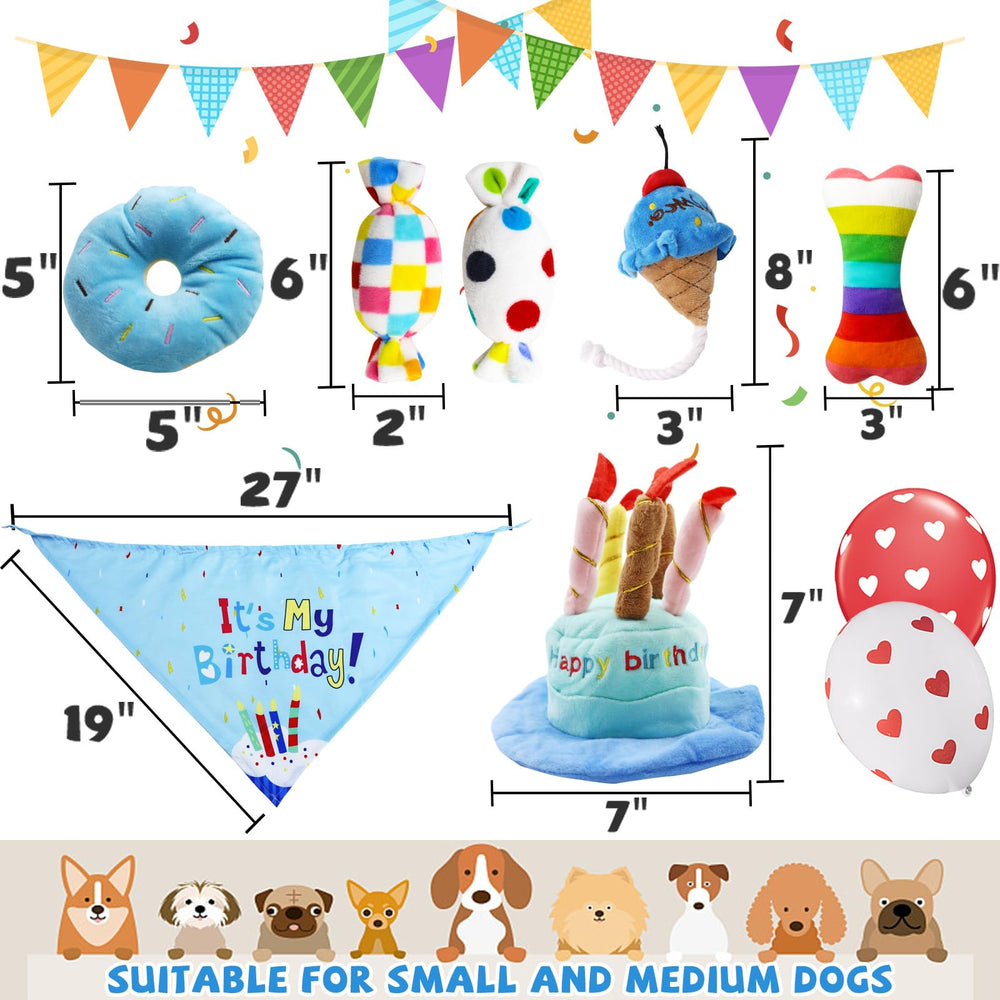 lilfrd ensemble de cinq jouets colorés vus à plat, variété pour divertir