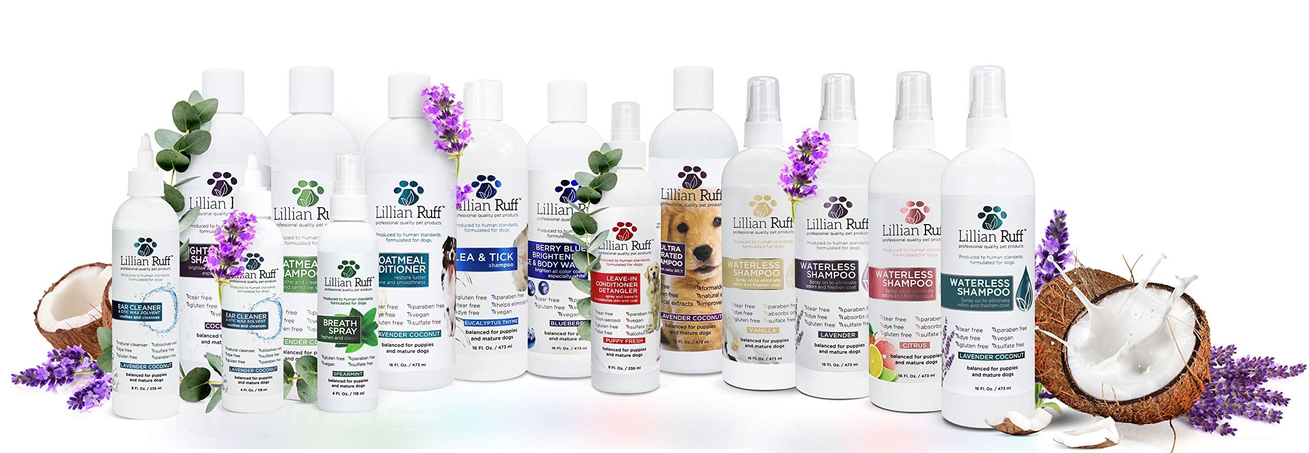 Lillian Ruff mise en scène bain avec chien pour expérience relaxante