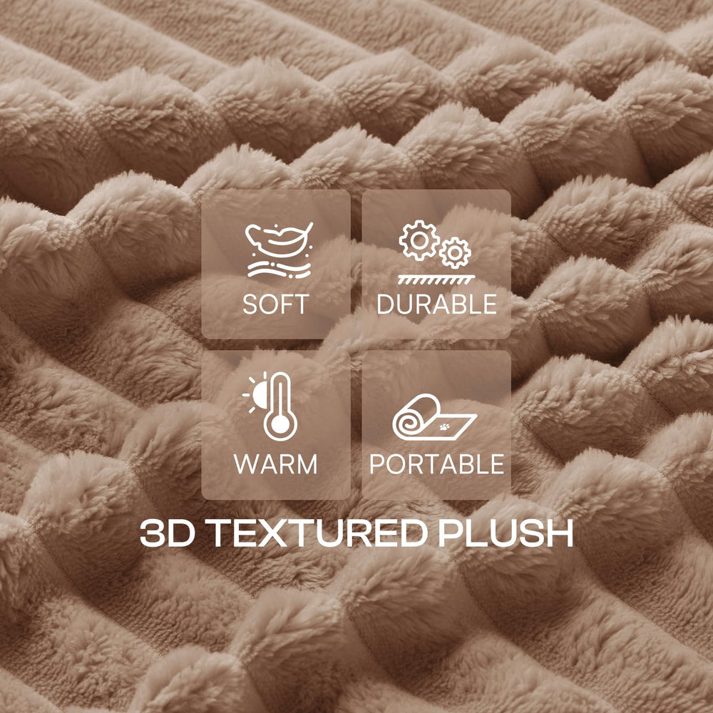 LINENLUX gros plan texture blanche, douceur pelucheuse apaisante