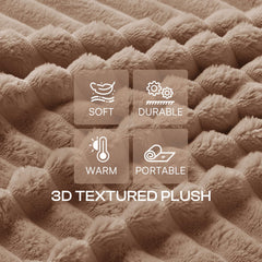 LINENLUX gros plan texture blanche, douceur pelucheuse apaisante