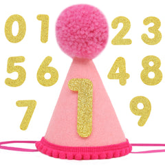 LINGANA chapeau face rose montrant design festif et visibilité age