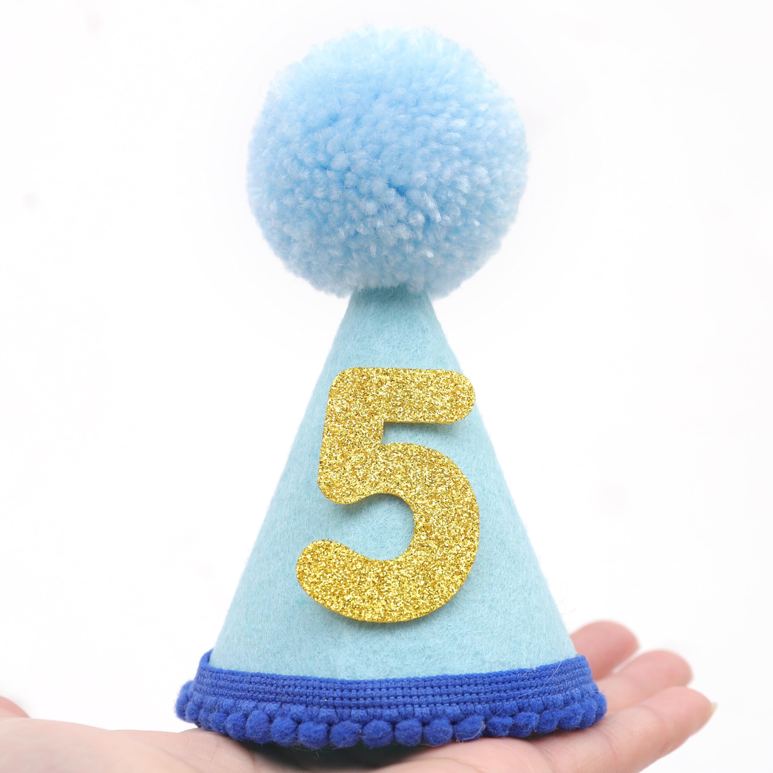 LINGANA chapeau porté par un chien pour photos d’anniversaire joyeuses