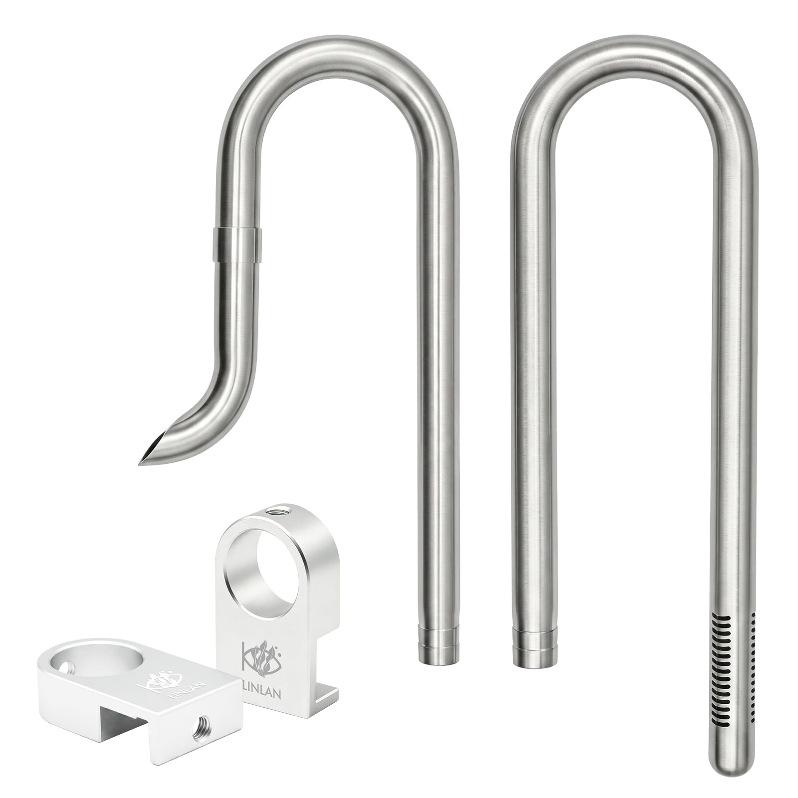 LINLAN tuyau de sortie frontal esthétique et durable pour flux discret