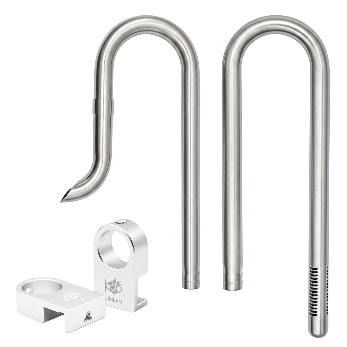 LINLAN tuyau de sortie frontal esthétique et durable pour flux discret