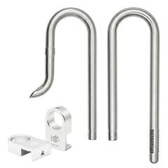 LINLAN tuyau de sortie frontal esthétique et durable pour flux discret