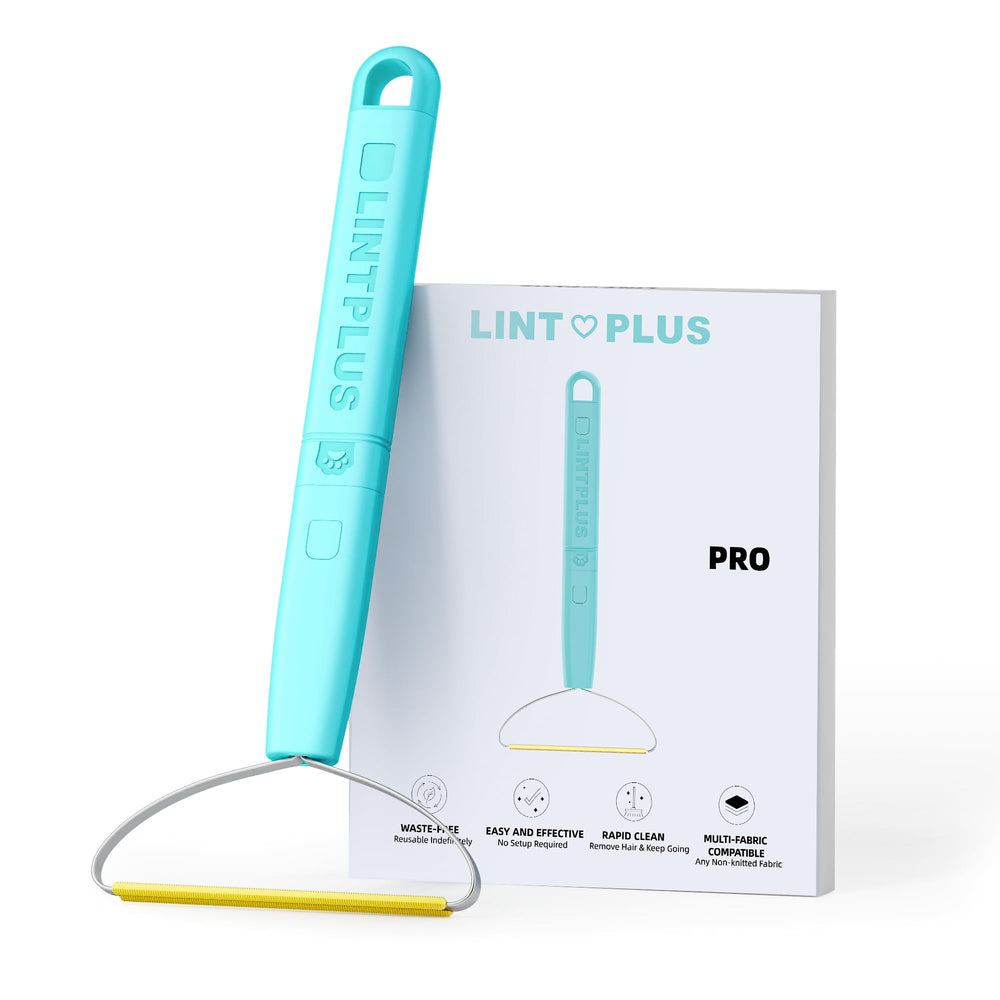 LINTPLUS vue face du Pro Plus montrant design compact et rangement pratique