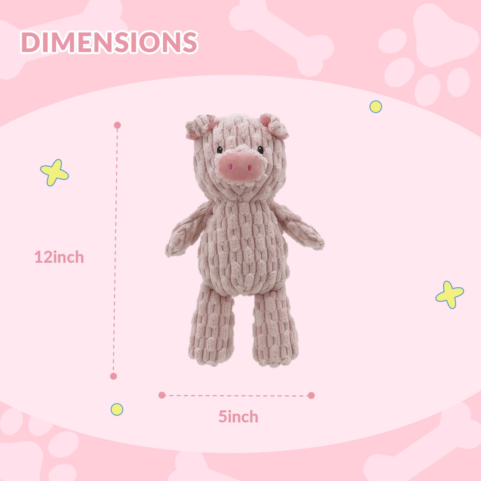 Linzy cochon bras et jambes floppy pour secouer et lancer