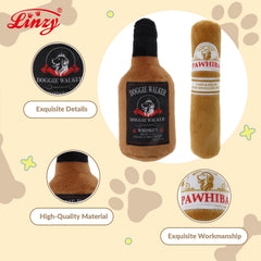 Linzy peluche en main pour montrer taille 7 pouces pratique