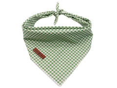 lionet paws face avant du bandana montrant motif et coupe, style soigné