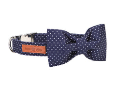 lionet paws collier face bleu marine élégant et confortable