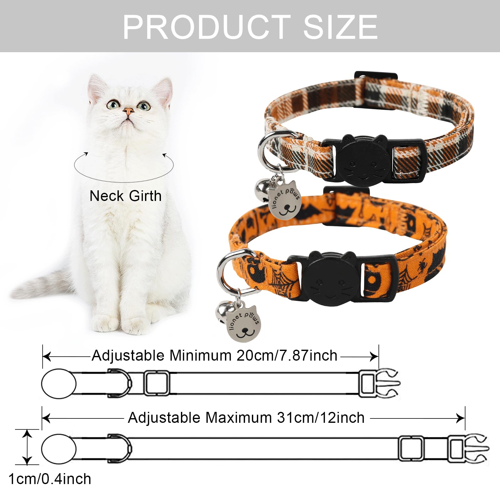 lionet paws detail pendentif et grelot soulignant identification et style