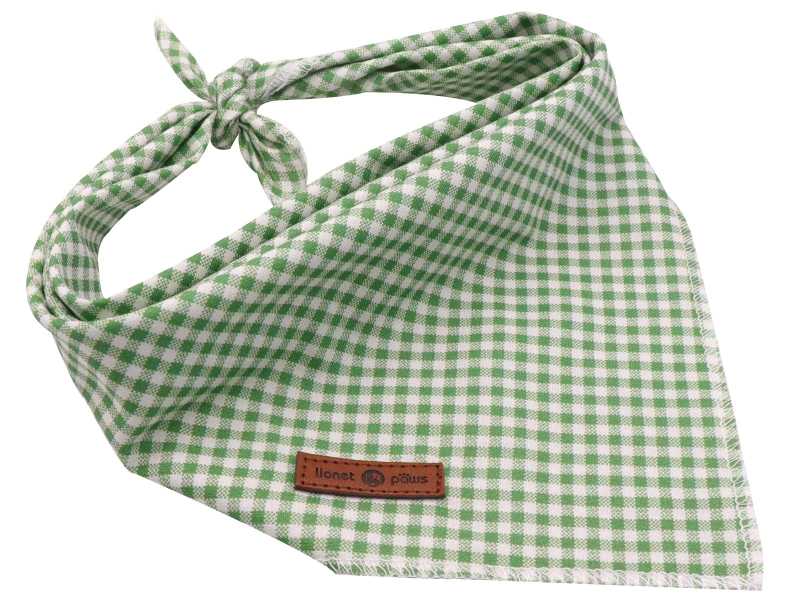 lionet paws bandana assorti à collier et laisse, coordination facile