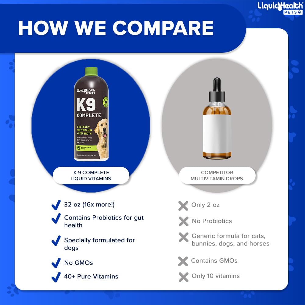 LIQUIDHEALTH étiquette lisible listant ingrédients clés pour transparence produit