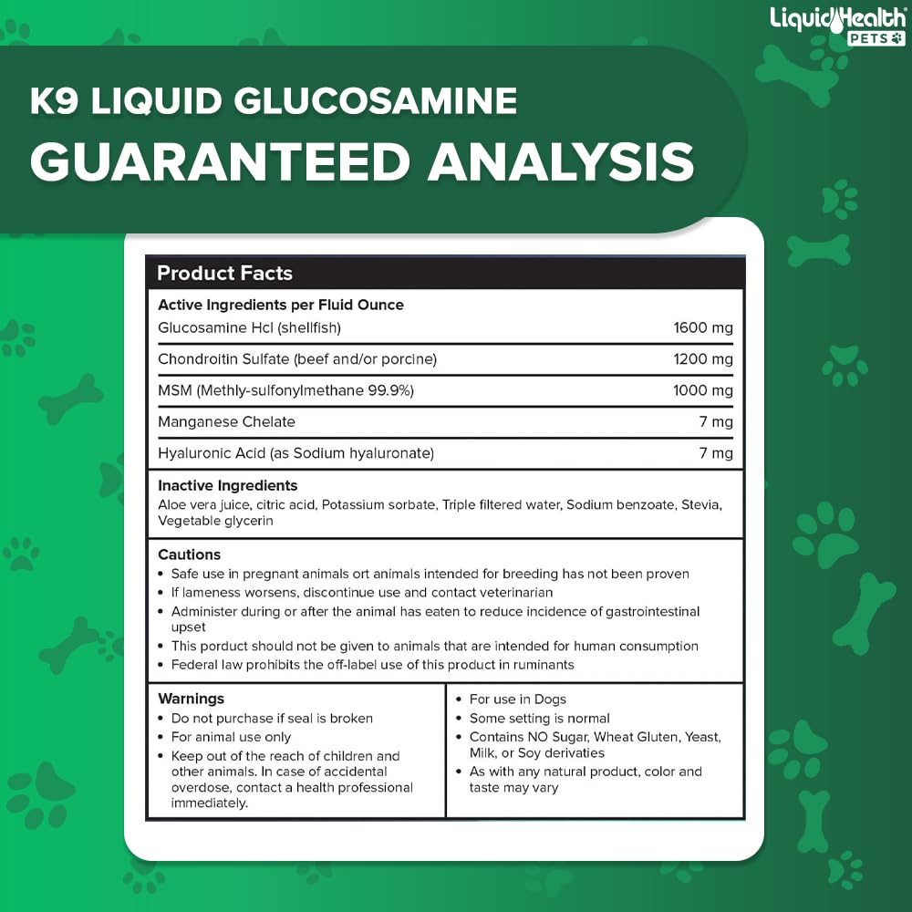 LIQUIDHEALTH ingrédients aloé vera et MSM illustrant douceur et support articulaire