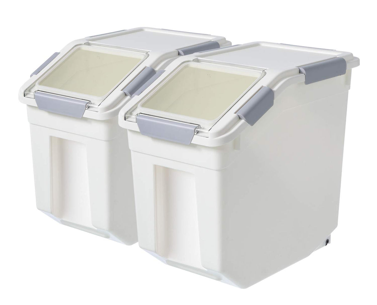 LISM devant packaging boîtes alimentaires montrant rangement pratique