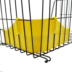 Litewoo en cage coin toilette utilisé par un lapin pour propreté facilitée