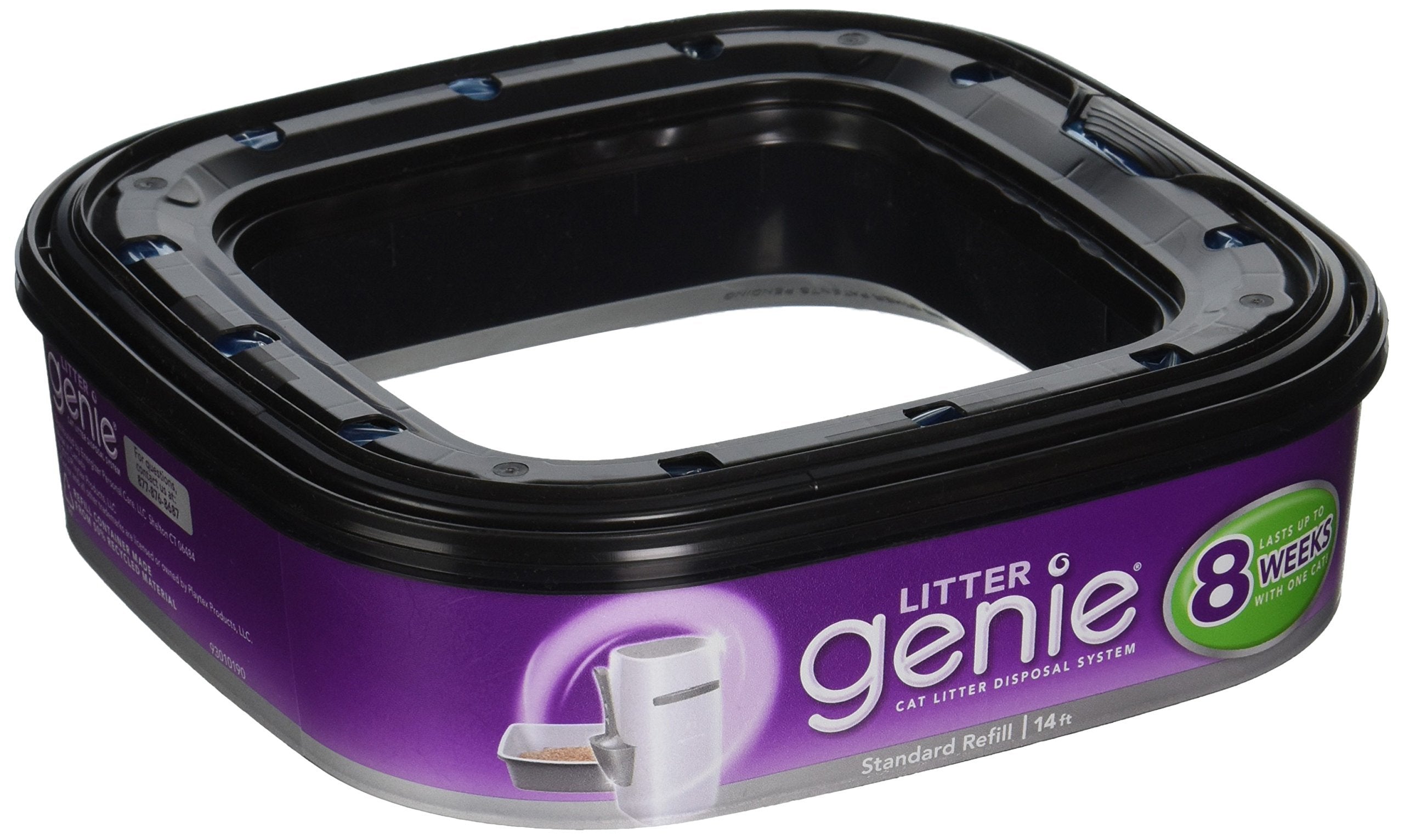 Litter Genie cartouche vue frontale facilite élimination hygiénique