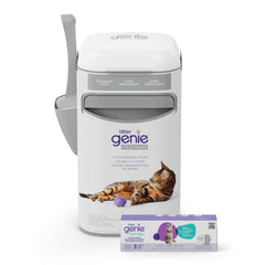 Litter Genie poubelle avant en acier inoxydable, design moderne et discrétion