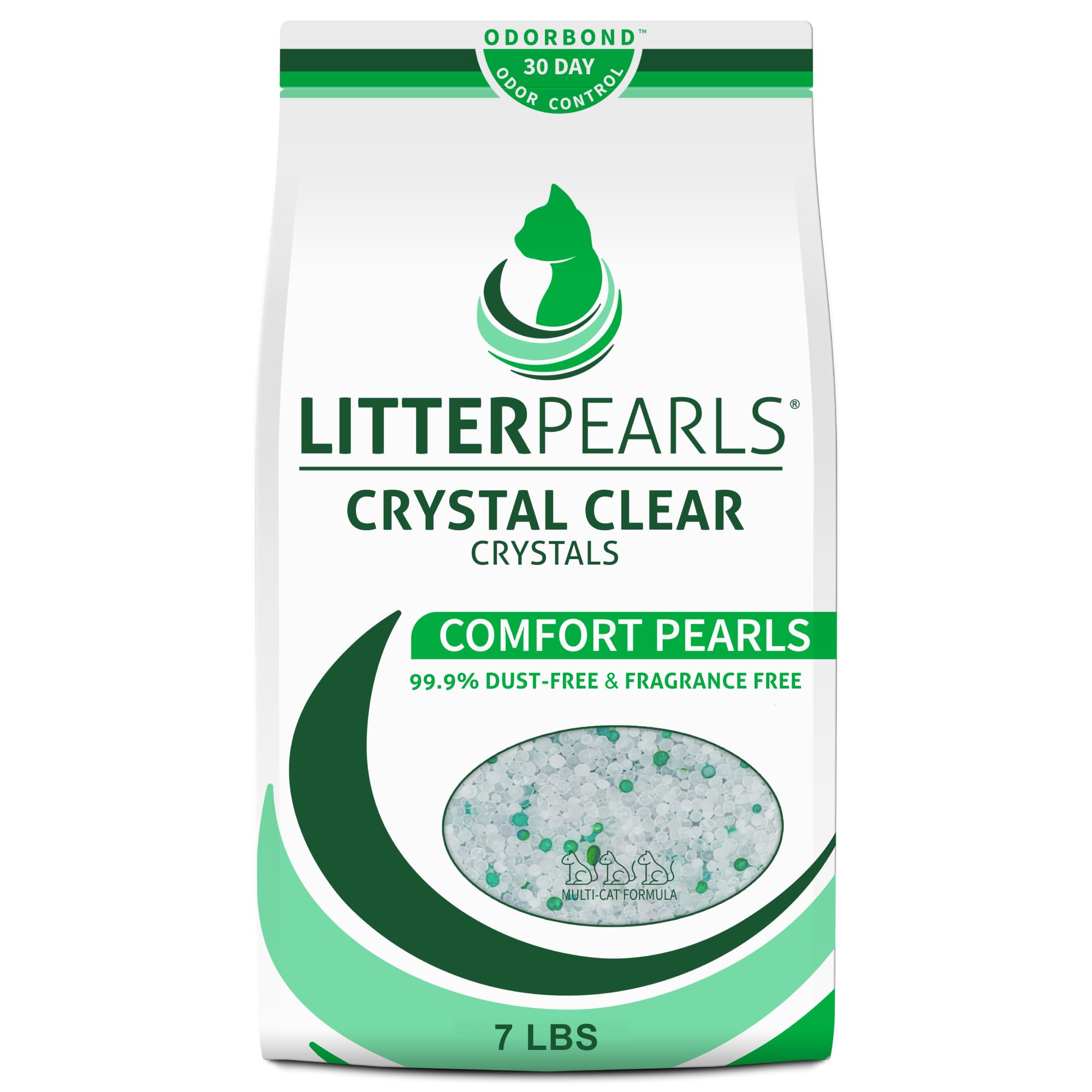 Litter Pearls emballage avant montrant sac pratique et bénéfice maniabilité