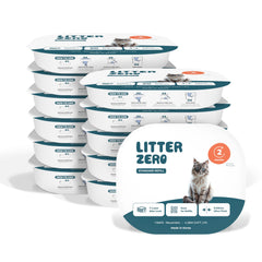 litter zero emballage avant montrant la recharge et bénéfice anti-odeurs