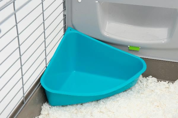 Lixit bac d'angle gros plan plastique non toxique facile à nettoyer