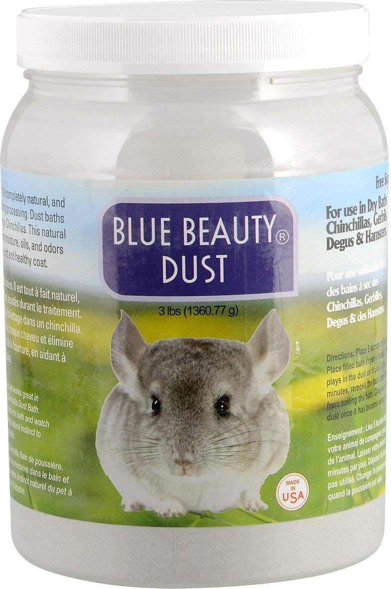 Lixit pot Blue Beauty en gros plan montrant l’étiquette et format 3 lb, soin naturel du pelage
