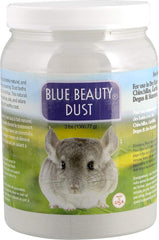 Lixit pot Blue Beauty en gros plan montrant l’étiquette et format 3 lb, soin naturel du pelage