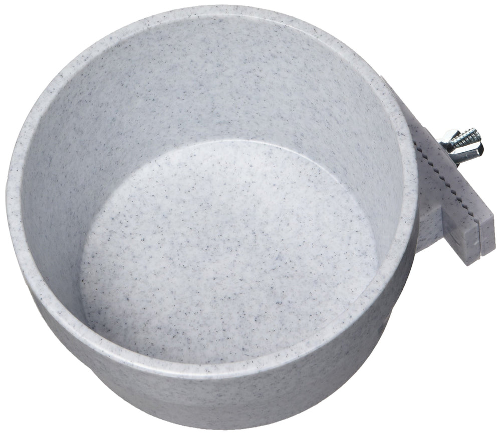 Lixit bol 20 oz vue de face montrant l'étiquette et la capacité, pratique pour portions