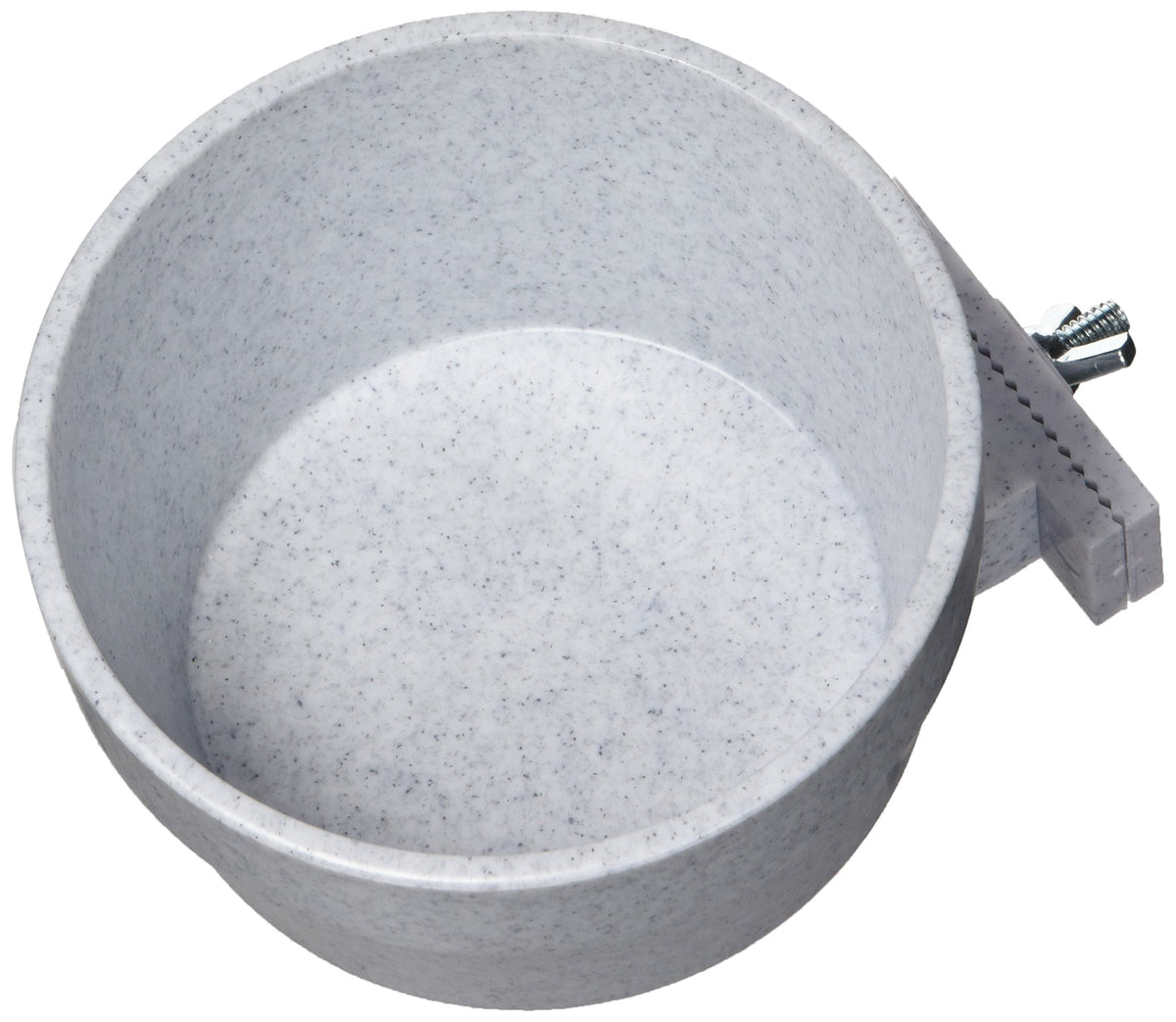Lixit bol 20 oz vue de face montrant l'étiquette et la capacité, pratique pour portions