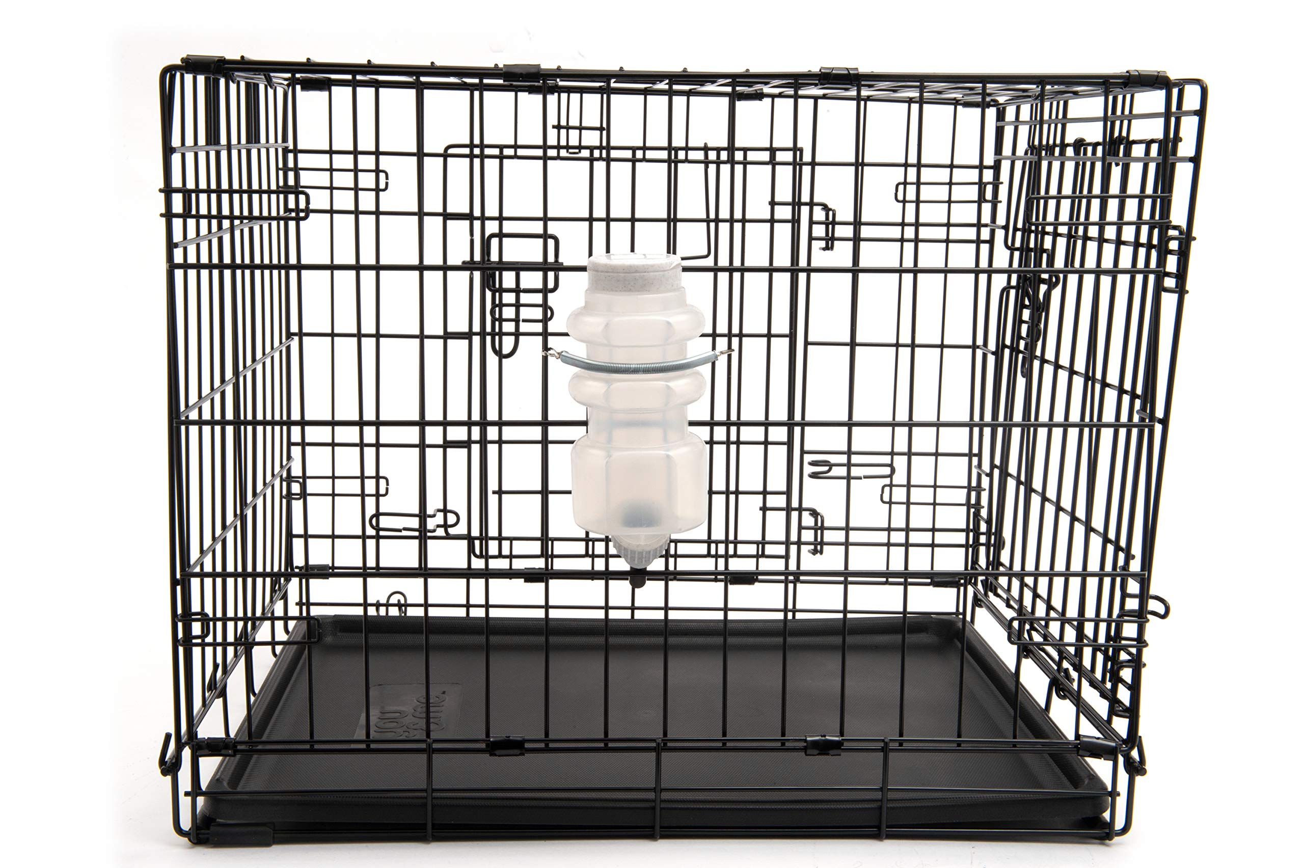 Lixit en situation dans une cage de transport pour usage en déplacement