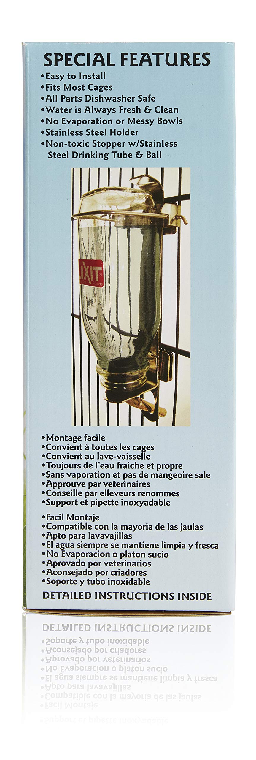 Lixit enclos avec différents animaux polyvalence d'utilisation