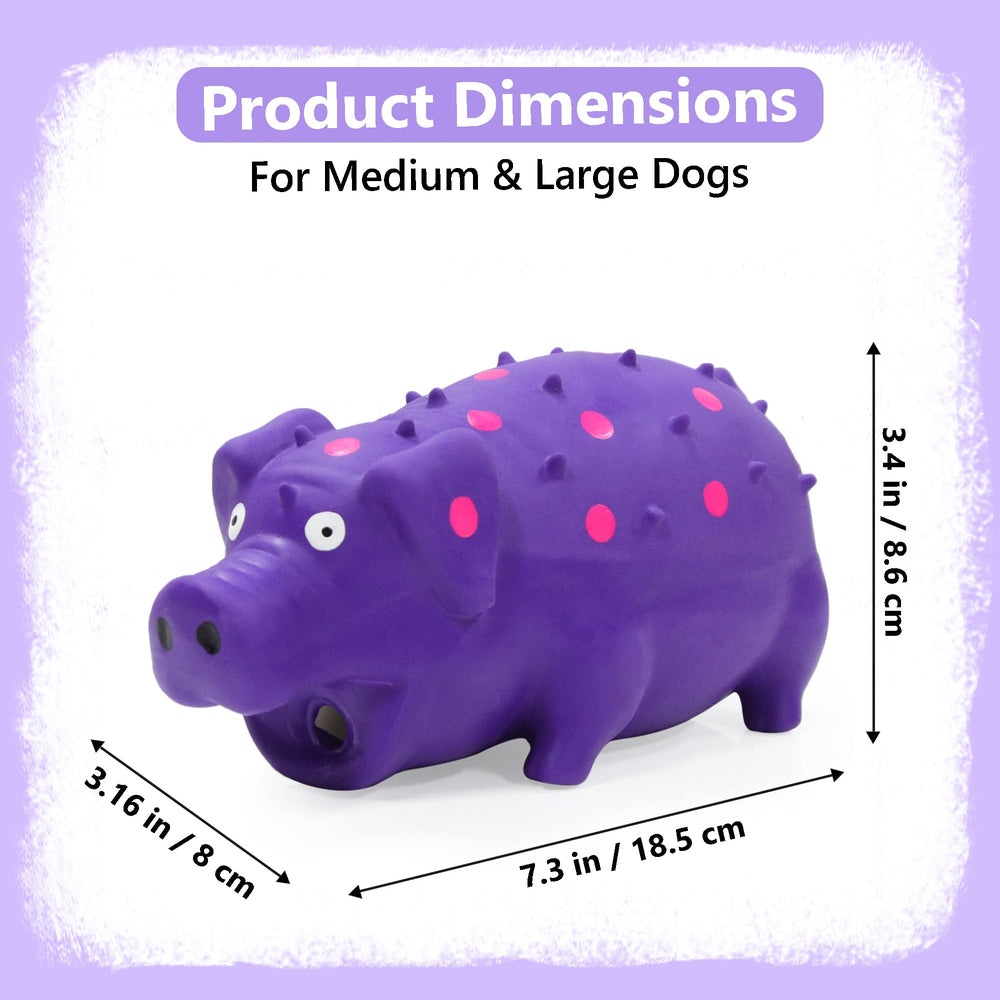 LLSPET jouet cochon en usage chien rapportant pour exercice et jeu