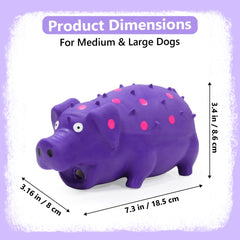 LLSPET jouet cochon en usage chien rapportant pour exercice et jeu