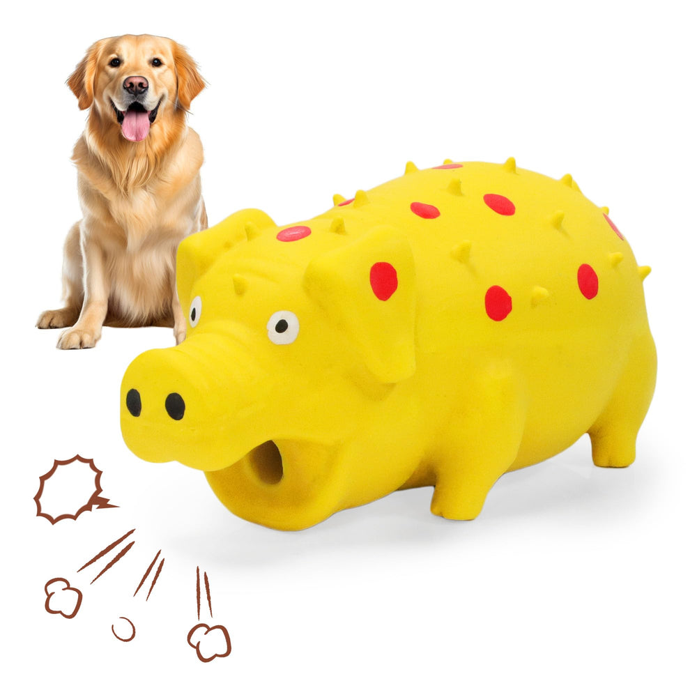 LLSPET cochon jaune face emballage montrant design attrayant